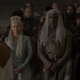 Eve Best as Princess Rhaenys Targaryen and Steve Toussaint as Lord Corlys Velaryon in HBO’s House of the Dragon.